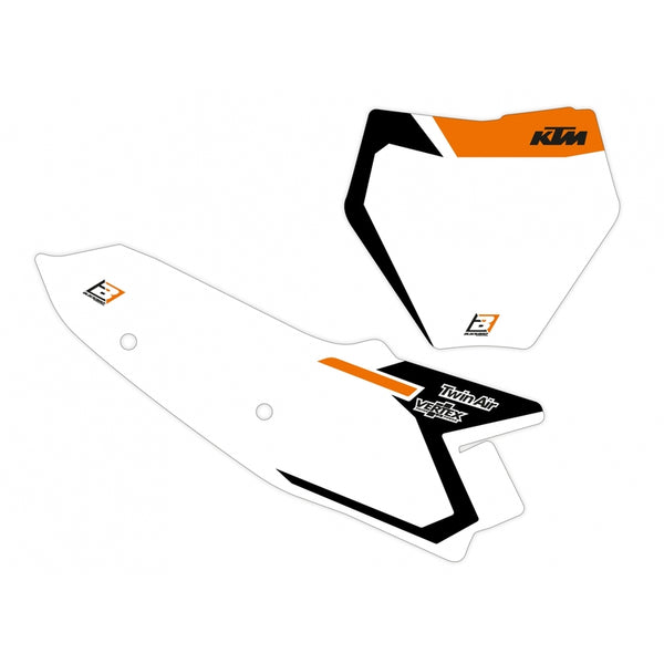 Blackbird KTM -graafinen rekisterikilpi - KTM SX/SXF 6510N