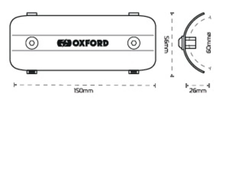 Oxford pakokaasu Shield Sport Ox879