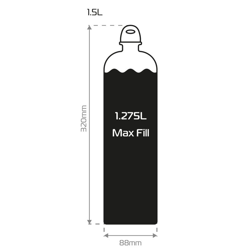 Oxfordin polttoainepullo 1,5L OX834