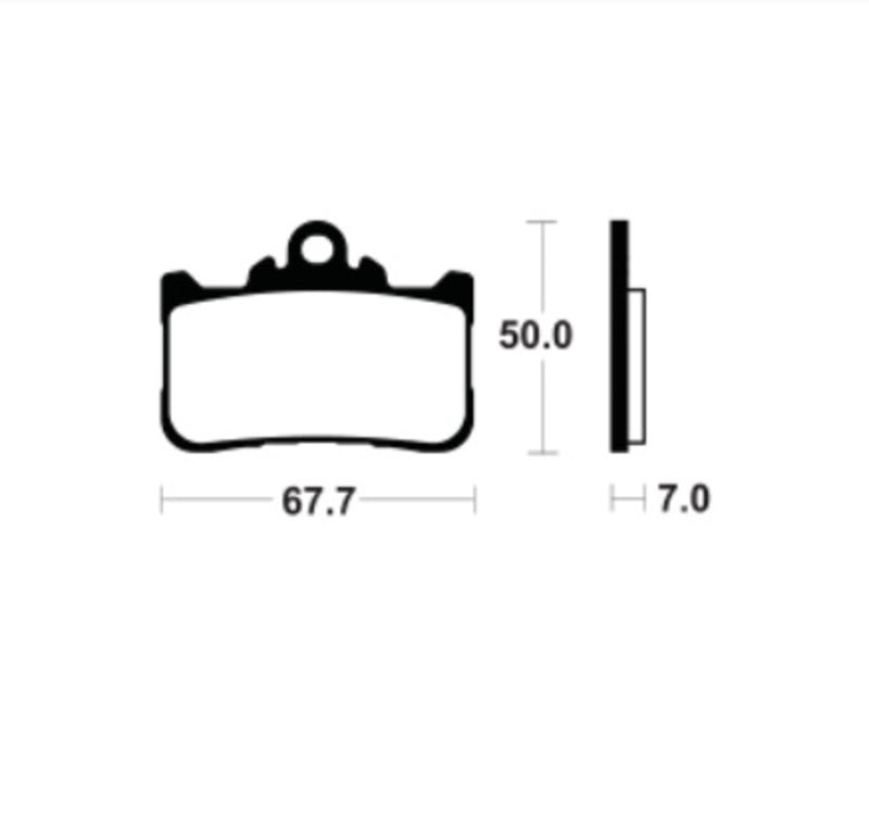 Tecnium sintratut metallijarrutyynyt - MF494 1122850