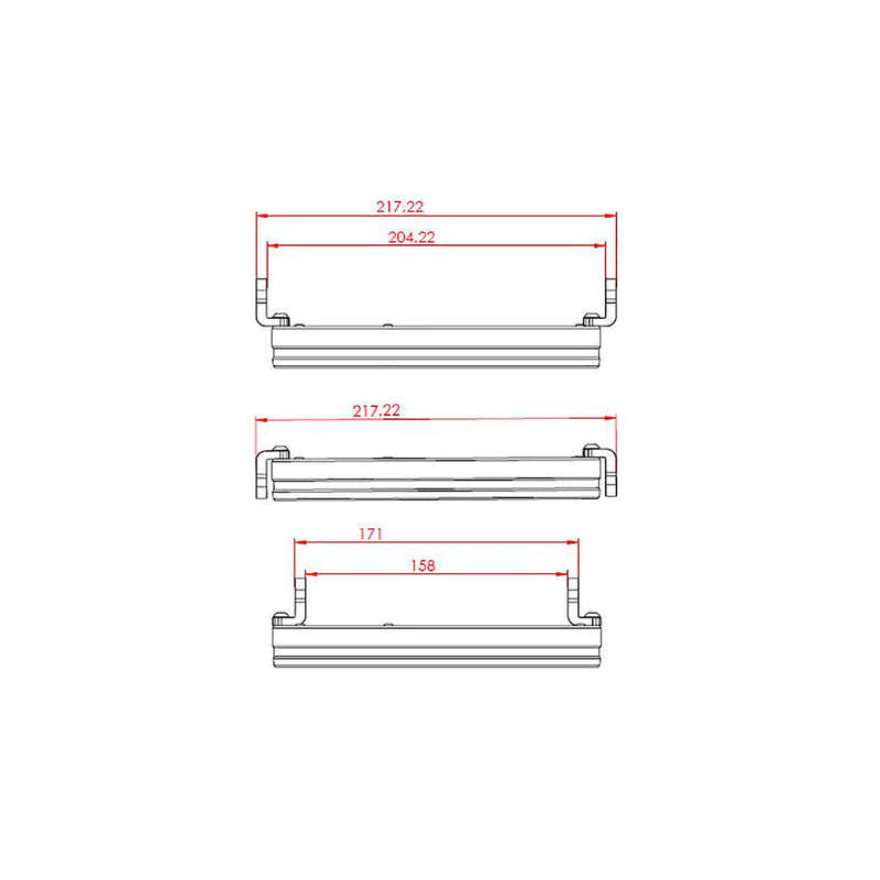 HighSider Frame-R1 Tyyppi 11 7 tuuman LED-päävalot, sivuasennus 223-258