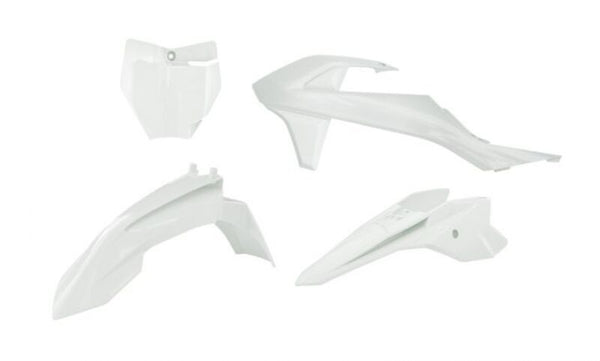 Racetech Plastic Kit 4-Parts-White R-Kitktm-BN0-050