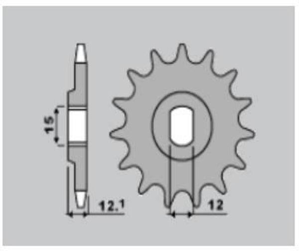 PBR Steel Standard Front Stmack 2105 - 428 2105 9 18NC