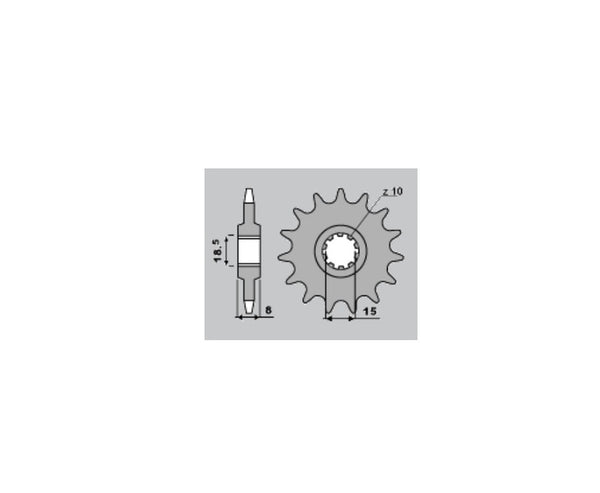 PBR Steel Standard Front Spack 599 - 428 599 14 18NC