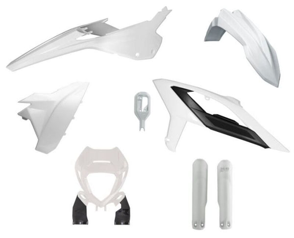 Racetech Plastic Kit 6 parts-White to Beta R-Kitbet-BN0-623