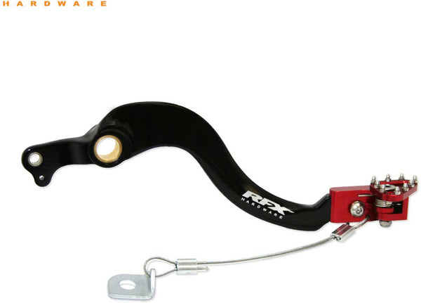 RFX PRO FT REAR BRAKE PEDAL - BLACK/RED FXRB1090099RD