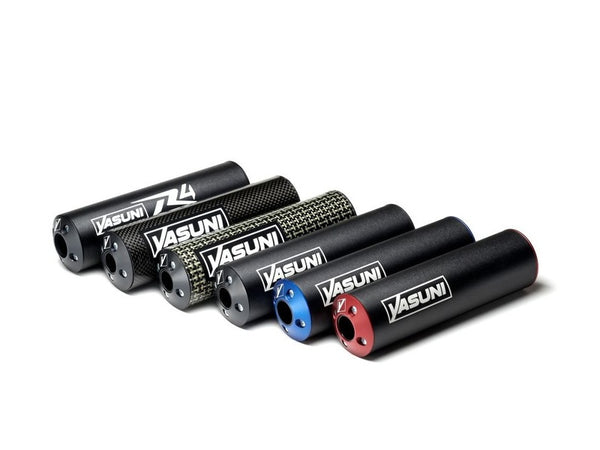 Yasuni Full Exhaust System Alu Black / Alu Blue Tub1001-4a