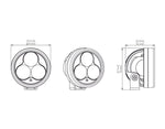 DENALI Universal D3 Strålkastarkit med Premiumkablage