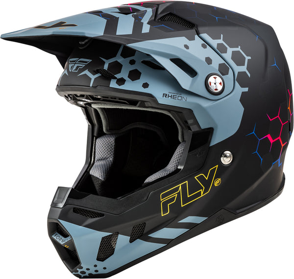 Fly Racing Formula CC Tectoninen kypärä - Matte Black/Slate 73-4333X
