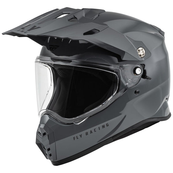 Fly Racing Trekker Solid Helmet - Gray 73-7035s