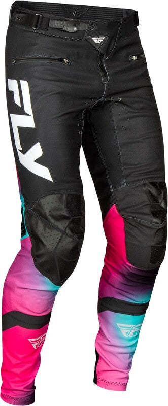 Fly Racing Rayce Bicycle Youth Pants - Fuschia/Black/Teal 378-06126