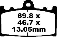 EBC -jarrutyyny Carbon TT Dirt FA366TT
