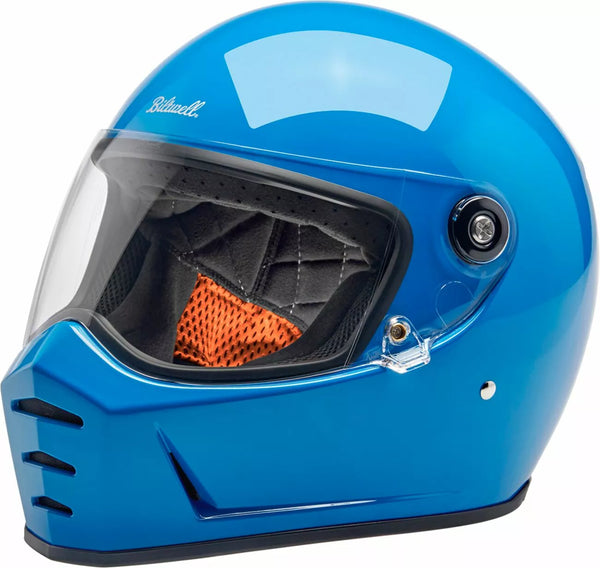 Biltwell-kypärä Lanespltr Blue SM 1004-129-502