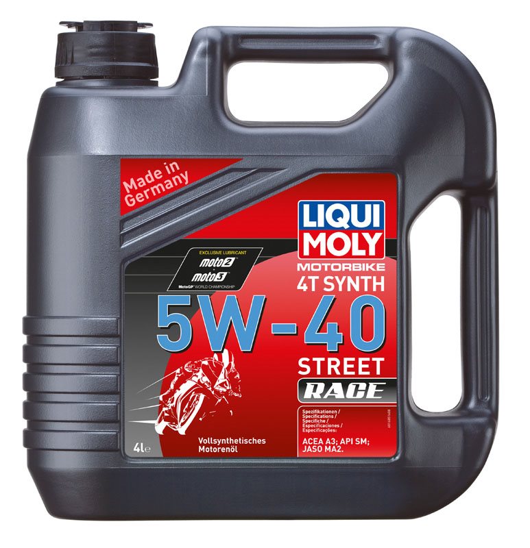 Liqui Moly Motor Oil 4t Synth 5W-40 Race 4L