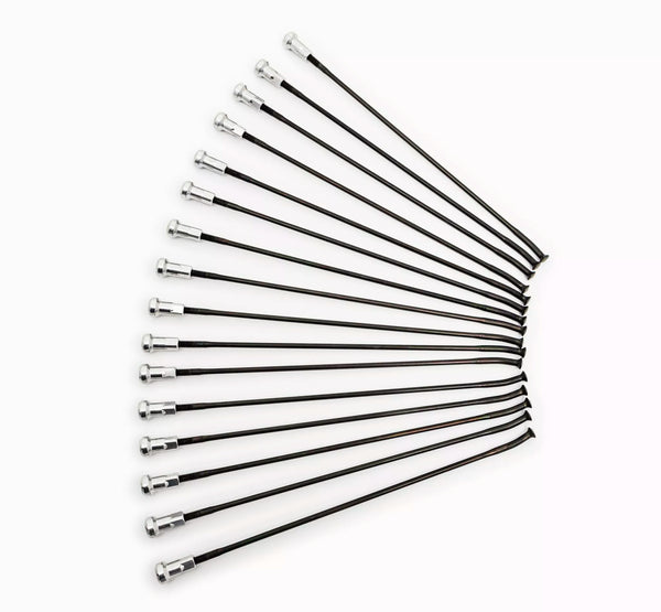 Kite spokes 19 fr bk/si 16pc 20.926.1.si