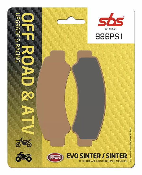 SBS BRAKE Pad Sint ATV -kilpailu 986PSI