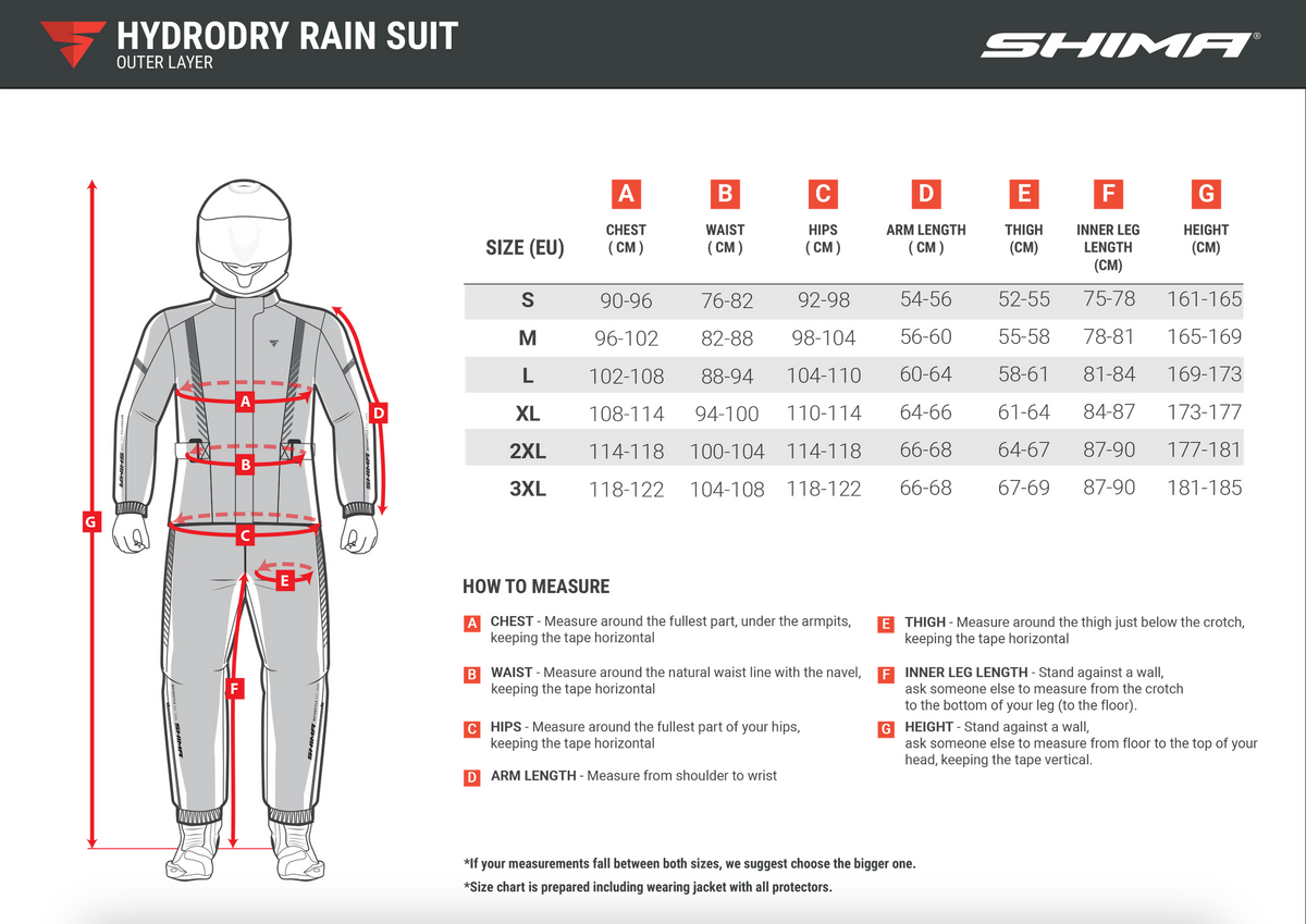 Shima rain pants Hydrodry+ black