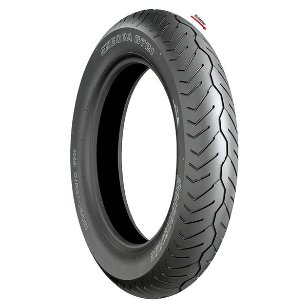 Bridgestone-rengas exedra G721 G Yamaha XVS1300CU 120/70-21 m/C 62H TL