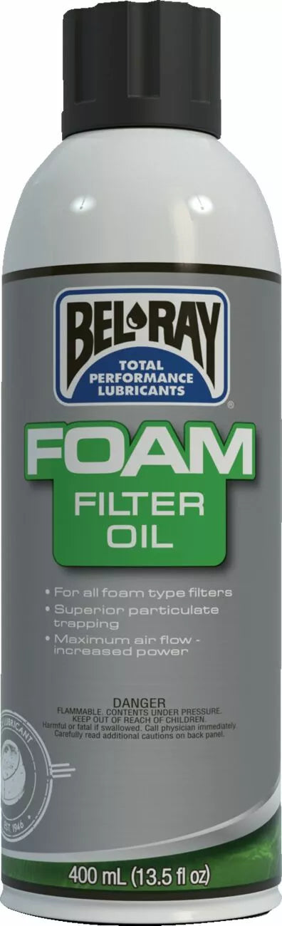 Bel-Ray Oil Foam Filter Spray 400ml 99200-400W