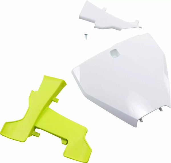 UFO FRT# Plate HVA w/opas wh HU03395@041