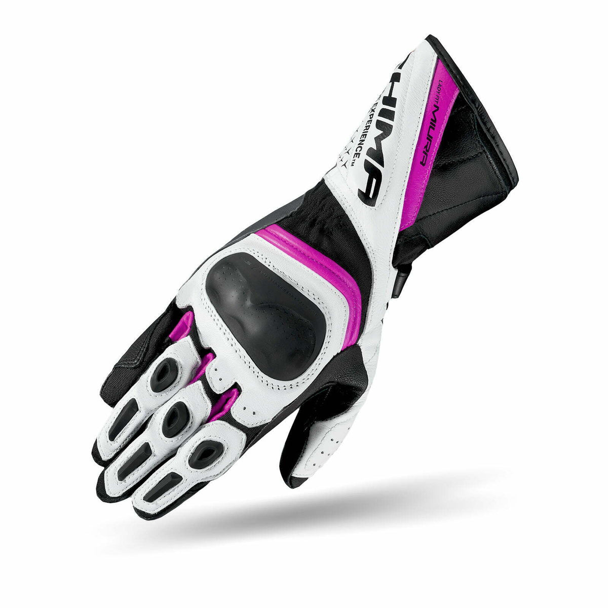 Shima lady mc-gloves miura white /pink