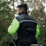 Rebelhorn rain set 2-part rain black /flu