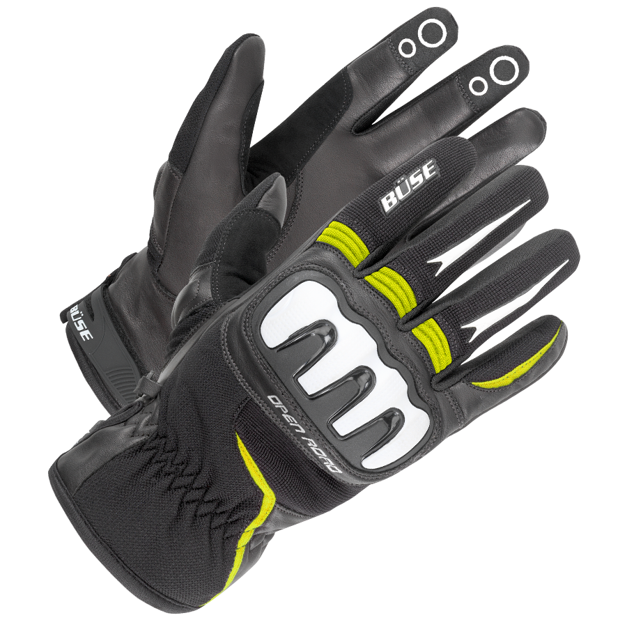 Büse MC-Gloves Open Road Sport Black /Flunfluenssa