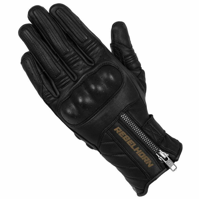 Rebelhorn Women MC-Gloves Hunter Black