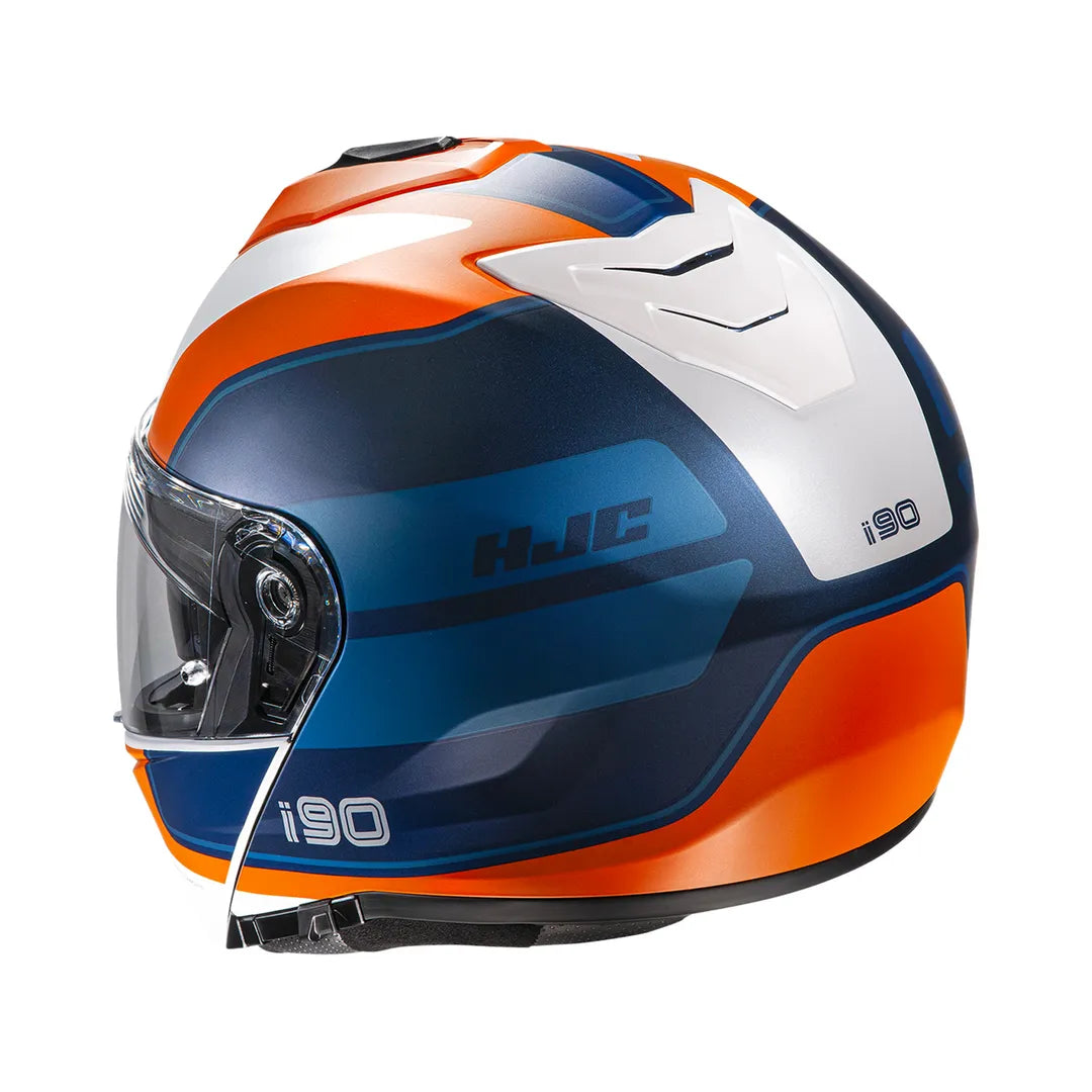 HJC Openable MC -kypärä I90 Wasco Blue /Oranssi