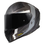 LS2 Integral MC Helmet Vector II Carbon Grid Black /Gray