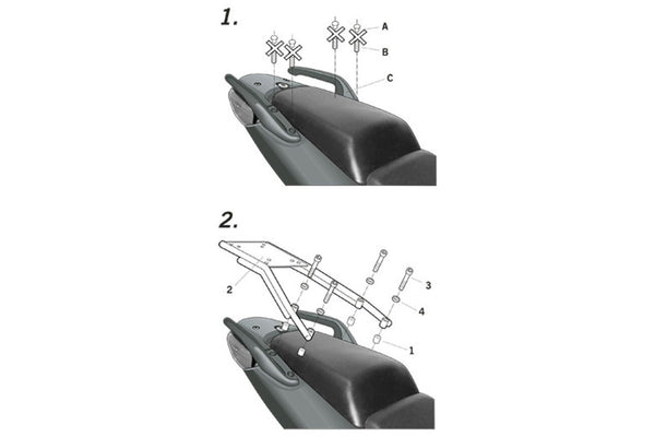 Shad 3p System Bracket (Side) - Honda CBF 500 (H0CB64SF)