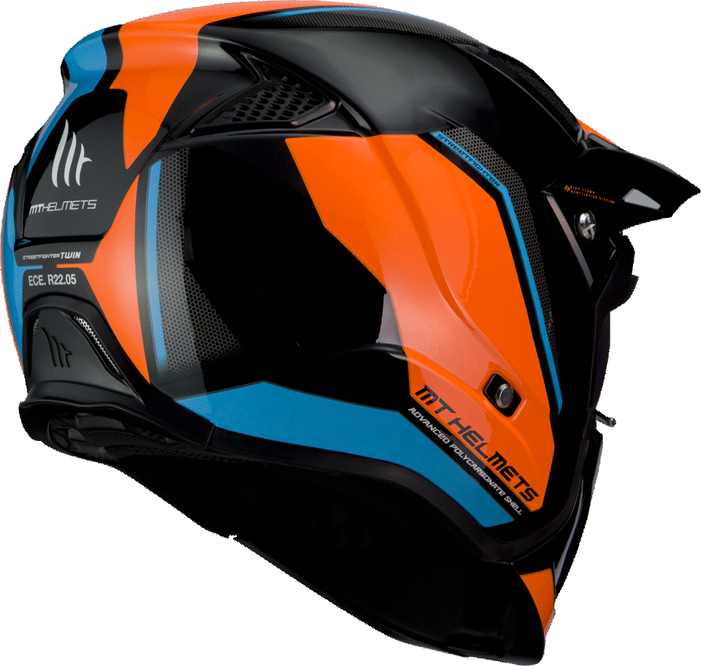 Mt Helmets Open MC Helmet Streetfighter Sv Twin A4