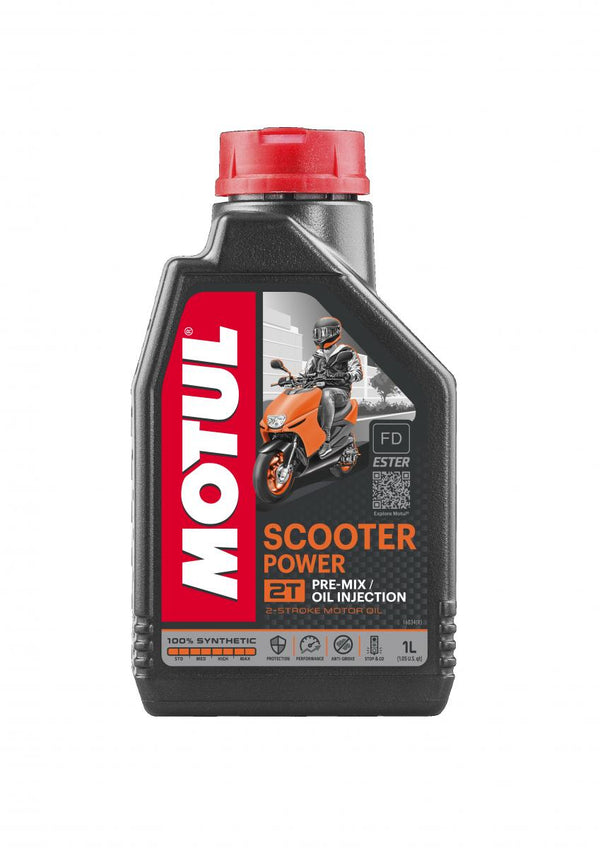 Motul -skootterin teho 2T 1 L (12kpl/pahvi)