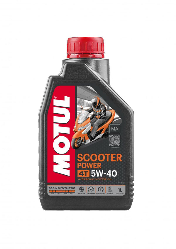 Motul Scooter Power 4T 5W-40 Ma 1L (12kpl/pahvi)