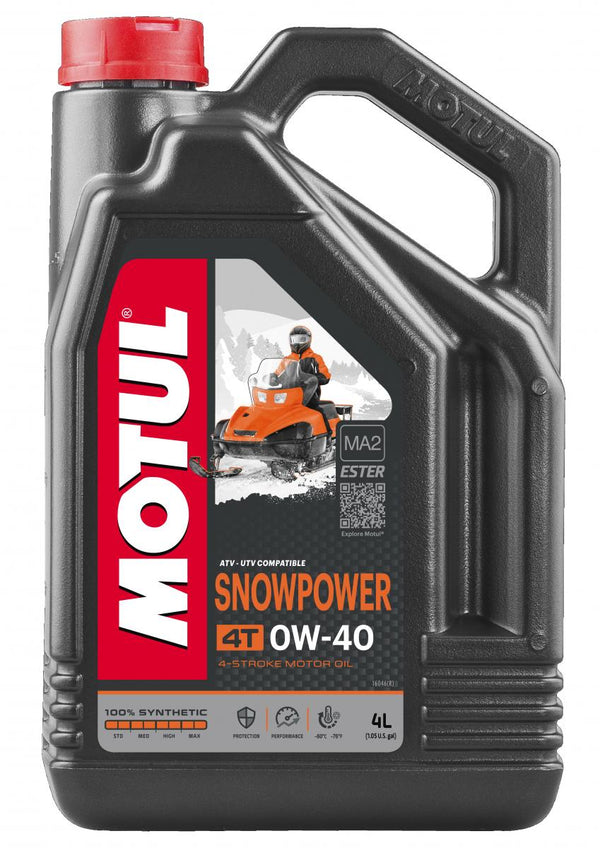 Motul SnowPower 4T 0W-40 4 L (4st/pahvi)