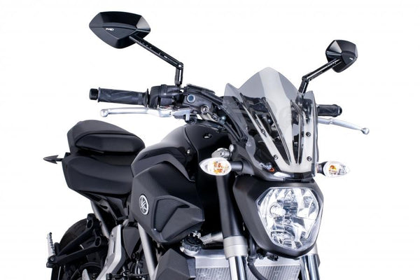 Windscreen New Gen Sport Yamaha MT07 14-17 C/SMO