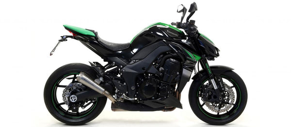 Kawasaki Z1000 Homologisoidut Nichrom Pro Race RH+LH -vaimentimet alkuperäisille ja nuolen keräilijöille
