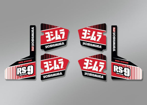 Muffler Badge RS-9 Decal Set (6 PCS)