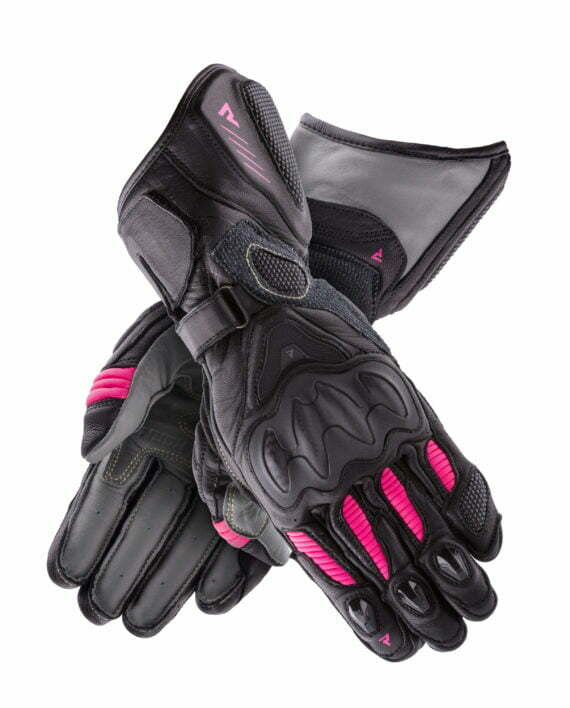 Rebelhorn Women MC Gloves Rebel Black /Pink