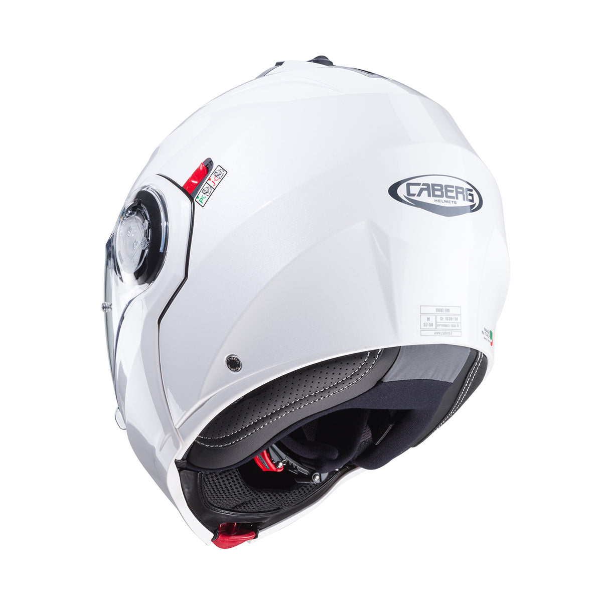 CABERG AVEABLE MC -kypärä Duke Evo White