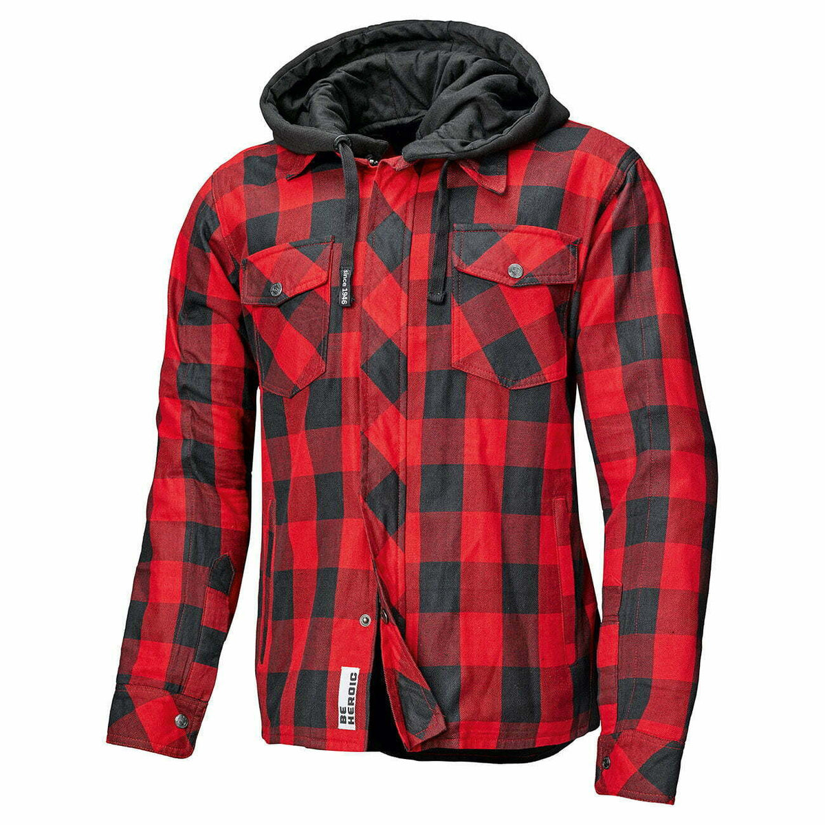 Held Lady Kevlar MC -paita Lumberjack II Black /Red