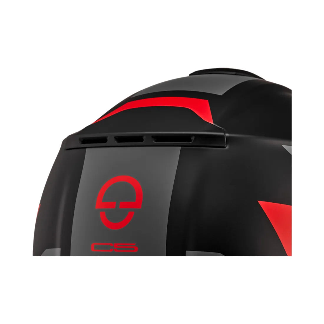 Schuberth Openable MC Helmet C5 Eclipse Black /Red