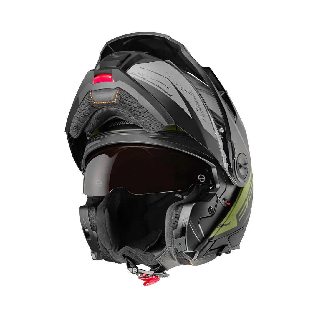 Schuberth Openable MC -kypärä E2 Explorer Khaki