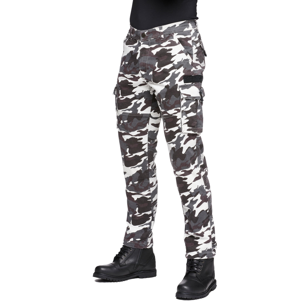 Pyyhkäise kevlar mc-houst viidakon musta /valkoinen /camo