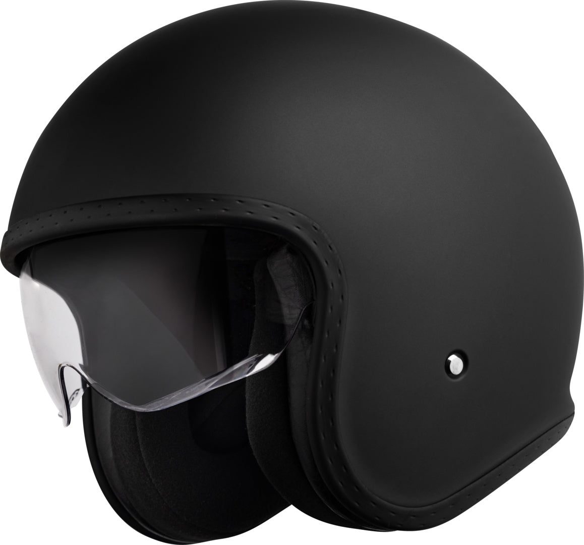 IXS OPEN MC Helmet IXS880 1.16 Sv Matt Black