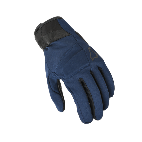 Moottoripyöräkäsineet macna, astrilli tummansininen/musta