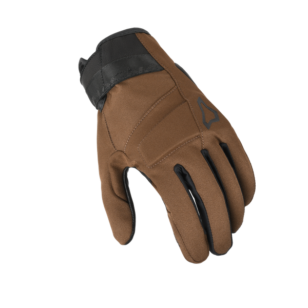 Moottoripyöräkäsineet macna, astrilli ruskea/musta