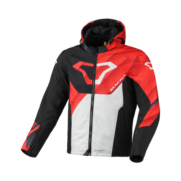 Macna Softshell MC -takki Atracor musta /punainen