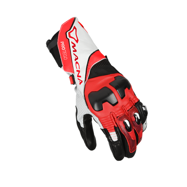 Moottoripyöräkäsine MacNA, Protegon valkoinen/oranssi/musta