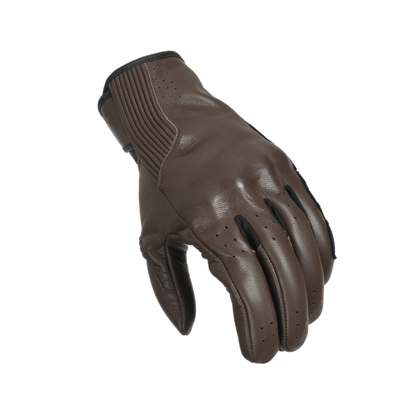 Moottoripyörän hansikas macna, jäykkä ruskea